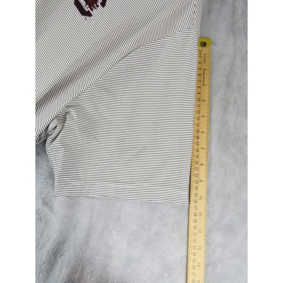 Under Armour South Carolina Gamecocks Polo Shirt XL Loose Fit Striped White - Picture 8 of 9